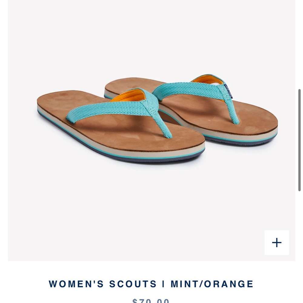 NWT Hari Mari Web Exclusive Scout Flip Flops Size 6